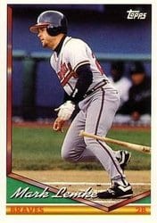 1994 Topps Base Set Mark Lemke #23 card