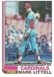 1982 Topps Base Set Mark Littell #56 card