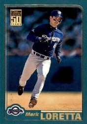 2001 Topps Base Set Mark Loretta #51 card