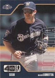 2002 Upper Deck 40-Man Base Set Mark Loretta #532 card