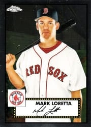 2021 Topps Chrome Platinum Anniversary Base Set Mark Loretta #570 card