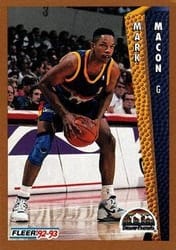 1992-93 Fleer Base Set Mark Macon #59 card