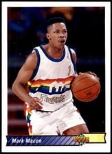 1992-93 Upper Deck Base Set Mark Macon #191 card