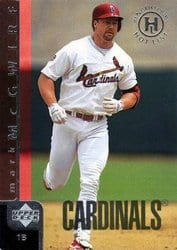 1998 Upper Deck Base Set Mark McGwire #9 card