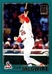 2001 Topps Base Set Mark McGwire #50 card