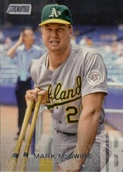 2018 Stadium Club Base Set Mark McGwire #282 card