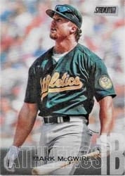 2018 Stadium Club Base Set Mark McGwire #282b card