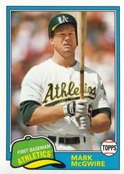 2018 Topps Archives Base Set Mark McGwire #275 card
