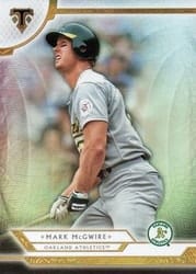 2018 Topps Triple Threads Base Set Mark McGwire #71 card