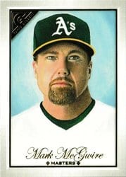 2019 Topps Gallery Base Set Mark McGwire #154 card