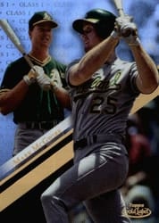 2019 Topps Gold Label Base Set Mark McGwire #93 card