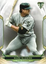 2019 Topps Triple Threads Base Set Mark McGwire #47 card