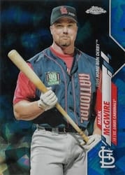 2020 Topps Chrome Update Sapphire Edition Base Set Mark McGwire #U-110 card