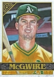2020 Topps Gallery Base Set Mark McGwire #180 card