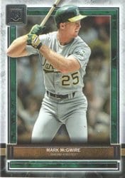 2020 Topps Museum Collection Base Set Mark McGwire #50 card