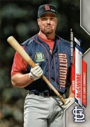 2020 Topps Update Base Set Mark McGwire #U-110 card