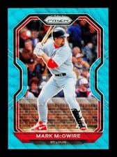 2021 Panini Prizm Mark McGwire Forest Green Flash Prizm #58 card