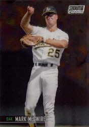 2021 Stadium Club Chrome Base Set Mark McGwire #276 card