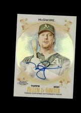 2021 Topps Allen & Ginter Chrome Autographs Mark McGwire #AGA-MM card