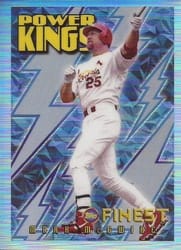 2022 Finest Flashbacks Power Kings Mark McGwire #PK-3 card