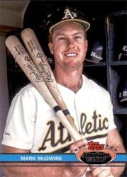 2022 Stadium Club Base Set Mark McGwire #272c card