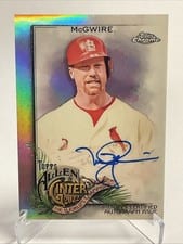 2022 Topps Allen & Ginter Chrome Autographs Mark McGwire #AGA-MM card