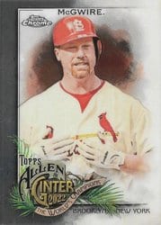 2022 Topps Allen & Ginter Chrome Base Set Mark McGwire #102 card