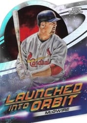 2022 Topps Cosmic Chrome Launched into Orbit Mark McGwire #LIO-18 card