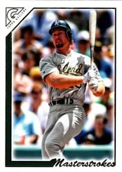 2022 Topps Gallery Masterstrokes Mark McGwire #MS-12 card