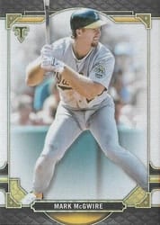 2022 Topps Triple Threads Base Set Mark McGwire #63 card