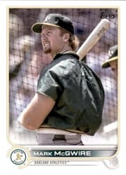 2022 Topps Update Base Set Mark McGwire #US25 card