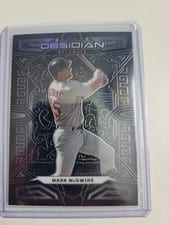 2023 Panini Chronicles Obsidian Mark McGwire #8 card