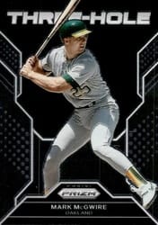 2023 Panini Prizm Three-Hole Mark McGwire #TH9 card