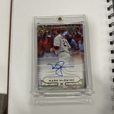2023 Topps Definitive Collection Autographs Mark McGwire #DCA-MMC card