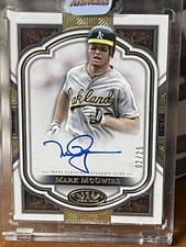2023 Topps Tier One Next Level Autographs Mark McGwire #NLA-MM card