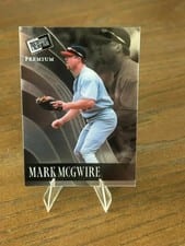2024 Leaf Press Pass Premium Baseball Retro Mark McGwire #RB-61 card