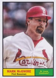 2024 Topps Archives Base Set Mark McGwire #64 card