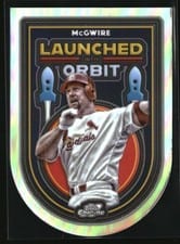 2025 Topps Cosmic Chrome Launched into Orbit Mark McGwire #LIO-4 card
