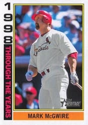 2025 Topps Heritage Through the Years Mark McGwire #TTY-13 card