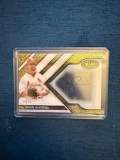 2025 Topps Tier One Clearly Perfect Autographs Mark McGwire #CPA-MM card