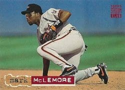 1994 Stadium Club Base Set Mark McLemore #342 card