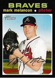 2020 Topps Heritage Base Set Mark Melancon #380 card