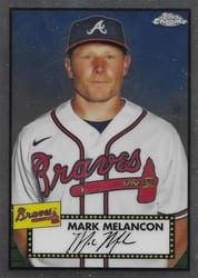 2021 Topps Chrome Platinum Anniversary Base Set Mark Melancon #374 card