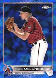 2022 Topps Chrome Sapphire Edition Base Set Mark Melancon #592 card