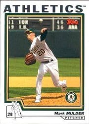 2004 Topps Base Set Mark Mulder #70 card