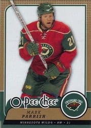 2008-09 O-Pee-Chee Base Set Mark Parrish #142 card