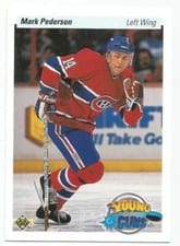 1990 Upper Deck Mark Pederson #532 card
