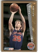 1992-93 Fleer Base Set Mark Price #242 card