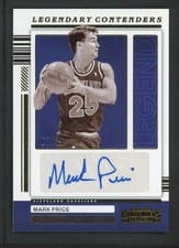 2021 Panini Contenders Legendary Autographs Mark Price #LC-MPC card