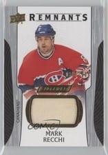 2024-25 Upper Deck Engrained Icons Remnants Mark Recchi #R-MR card